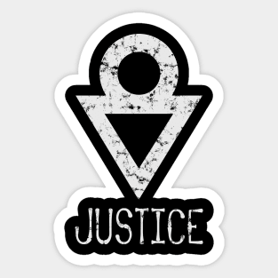 Africa Sankofa Adinkra Symbol "Justice" Sticker